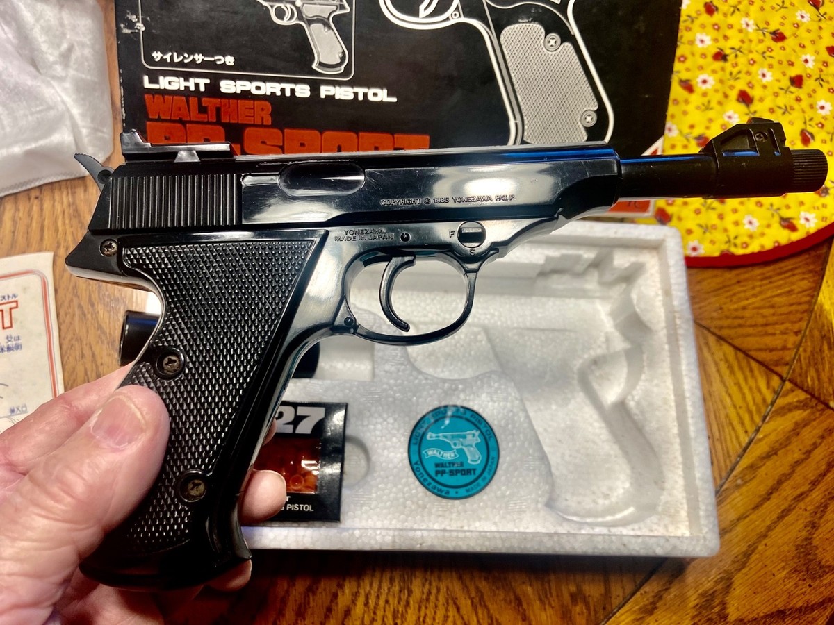 SALE! Vintage Yonezawa Walther PP Sport Light Plastic -Airsoft BB