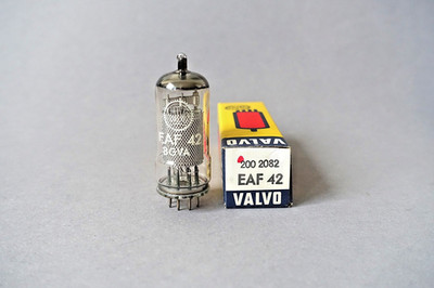 1 x NOS EAF42, VALVO, MESH SCREEN, TESTED TUBE, OWN BOX