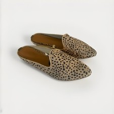 Universal Thread Clara Leopard Print Espadrilles Mules Slip On Size 8
