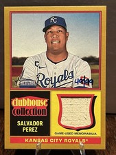 2025 Topps Heritage Baseball Salvador Perez Clubhouse Collection Relic /99
