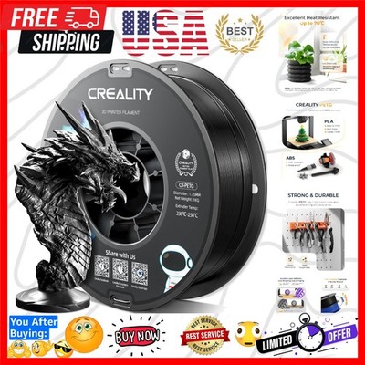 Official Creality PETG 3D Printer Filament 1.75mm 1KG 2.2lbs, High Precision,...