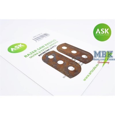 Artscale ASK200-T0014 Sägeblätter (2x ultra&extra glatt Zähne 100/65)