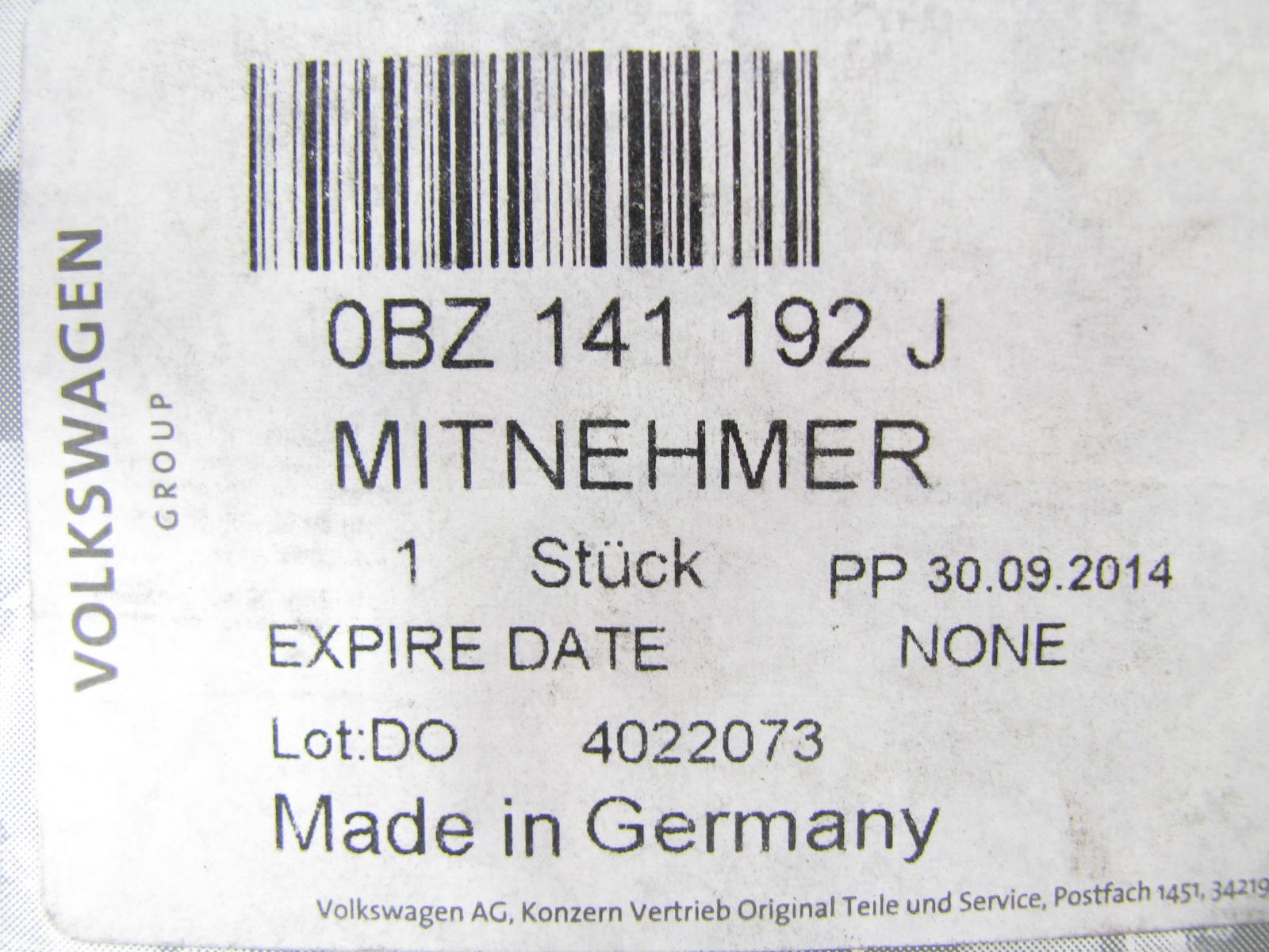 OEM For Lamborghini 0BZ141192J Multi-plate Auto Trans Clutch Carrier / Follower
