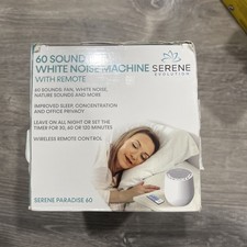 Serene Evolution 60 Sound White Noise Machine With Remote New
