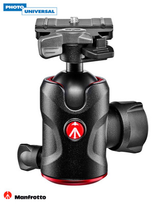 Manfrotto MH496-BH Kugelkopf mit Schnellwechselplatte | 496 Head 200PL Pro Plate