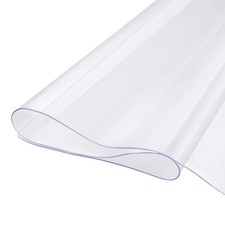 PVC Table Protector 42x60 Inch Clear Plastic Desk Protector 2.0mm Thick