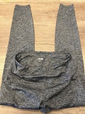 Avia Heathered Gray High Rise Leggings Pockets Women's Size Large 12-14 