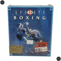 4D Sports Boxing Commodore Amiga Spiel Big Box Sealed New Mindscape 1991