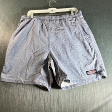 Vineyard Vines Men  s Swim Trunks Size L Blue Mesh Lined Elastic Waist Nylon