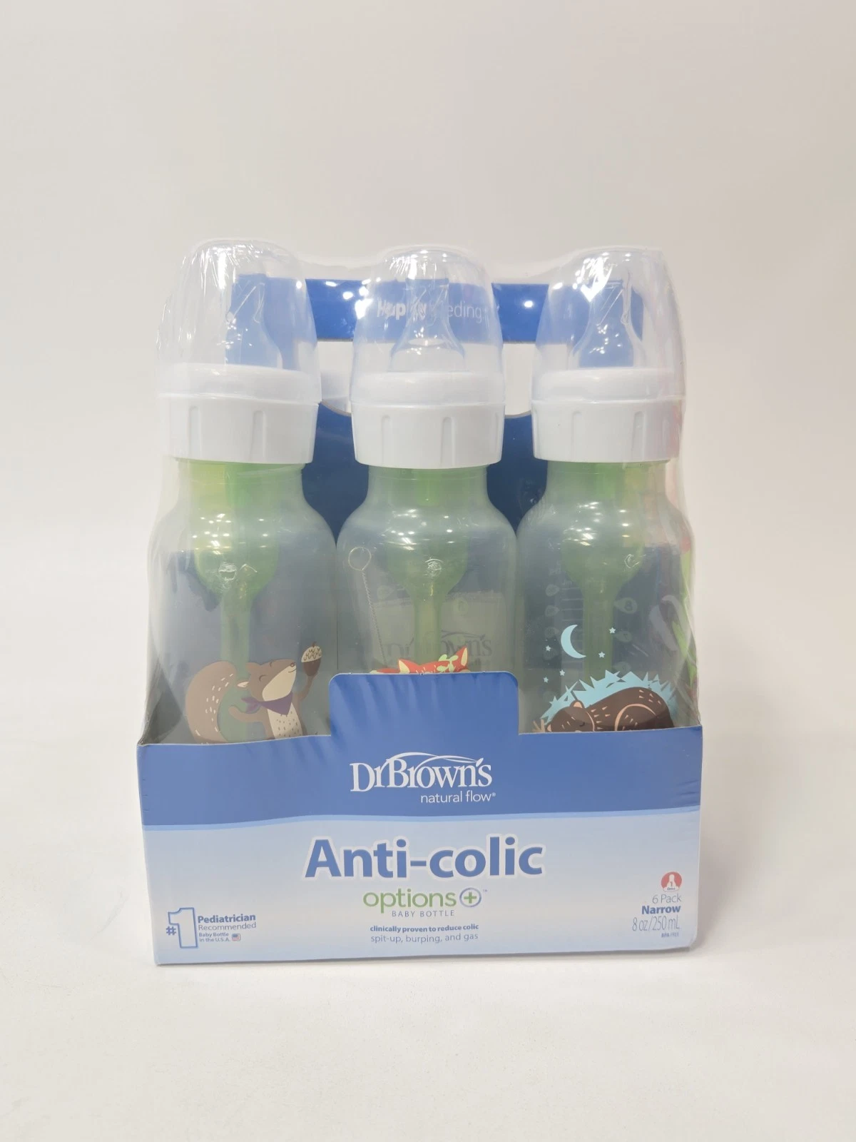 Dr. Brown'S Natural Flow® Anti-Colic Options Narrow Baby Bottle 8 Oz/250 Ml 6 pk