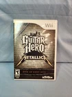 Guitar Hero Metallica Nintendo Wii Complete CIB Disc Authentic Rare