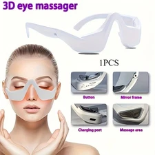 Innovative and Effective 3D Eye Massager for Relieving Eye Fatigue for Daily Use