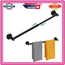 Adjustable Stainless Steel Towel Rack for Bathroom 13.18 to 24 Inch Rail Holder
