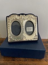 STERLING SILVER HALLMARKED DOUBLE PHOTO FRAME Birmingham 2000