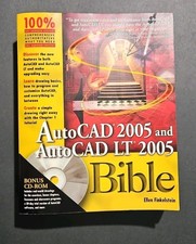 AUTOCAD 2005 AND AUTOCAD LT 2005 BIBLE By Ellen Finkelstein Excellent Condition