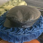 LEATHER MENS HAT BRAND NEW REAL LEATHER ONE OF A KIND PIECE Size LARGE — photo 7