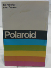 Polaroid SX-70 Sonar Land Instant Film User Product Manual 1980