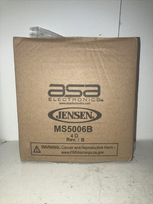 Jensen MS5006B 5.25in Dual-Cone Marine-Grade Universal Boat Speaker #MS5006B