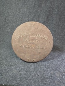 Vintage John Deere Moline, ILL 4 Legged Deer Corn Planter Seed Box Lid