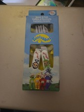 New In Box Vintage Teletubbies Cutlery For And Spoon Unused