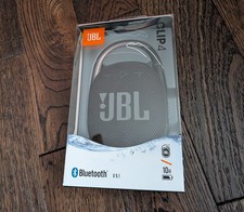 JBL Clip 4 Portable Bluetooth Speaker Black Open Box Tested Works as of 11Feb26