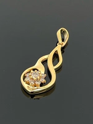 ANHÄNGER AUS 925/-SILBER GELBVERG. MIT BRILLANTEN SCHMUCKJAGD - Bild 1 von 4
