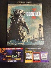 Godzilla 2014 on 4K UHD  Blu-ray HD  Digital w/ Slipcover. Brand New 