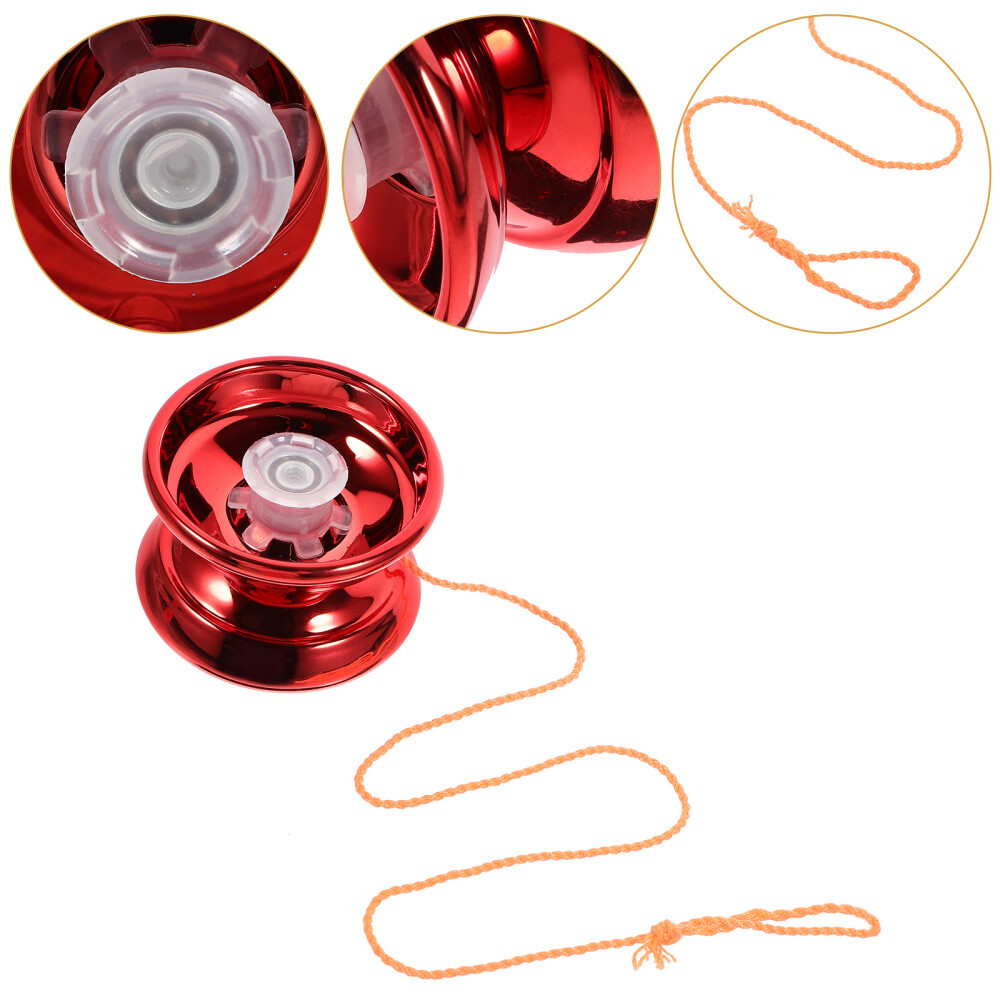 1 Set Yoyo Balls with String Yoyo Toy Lovely Yoyo Balls Metal YoYo