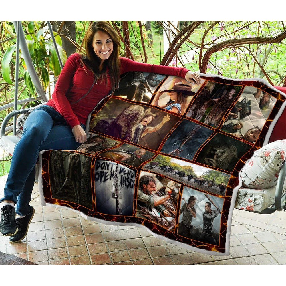The Walking D Quilts, Zombie Apocalypse Quilts Blanket