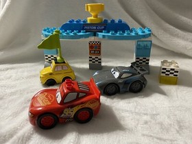Lego Duplo 10857 Piston Cup Race - 100% COMPLETE - 31 PCS - Retired 