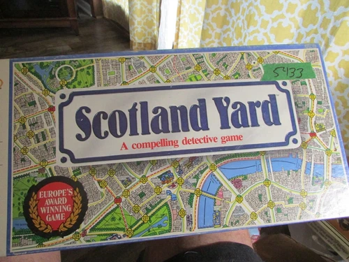 Scotland Yard Detective Game ... Vintage 1985 Milton Bradley ... Complete & Nice