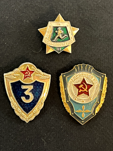 Schultergurte, Knopflöcher, Chevrons Pilotenabzeichen Armee UdSSR Russland Luftwaffe - Bild 15 von 22