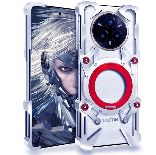 Coque support pare choc sans jante en métal pour Oppo Realme 14 13 11 Pro + 12 Ultra GT 5 Pro - Photo 19/19