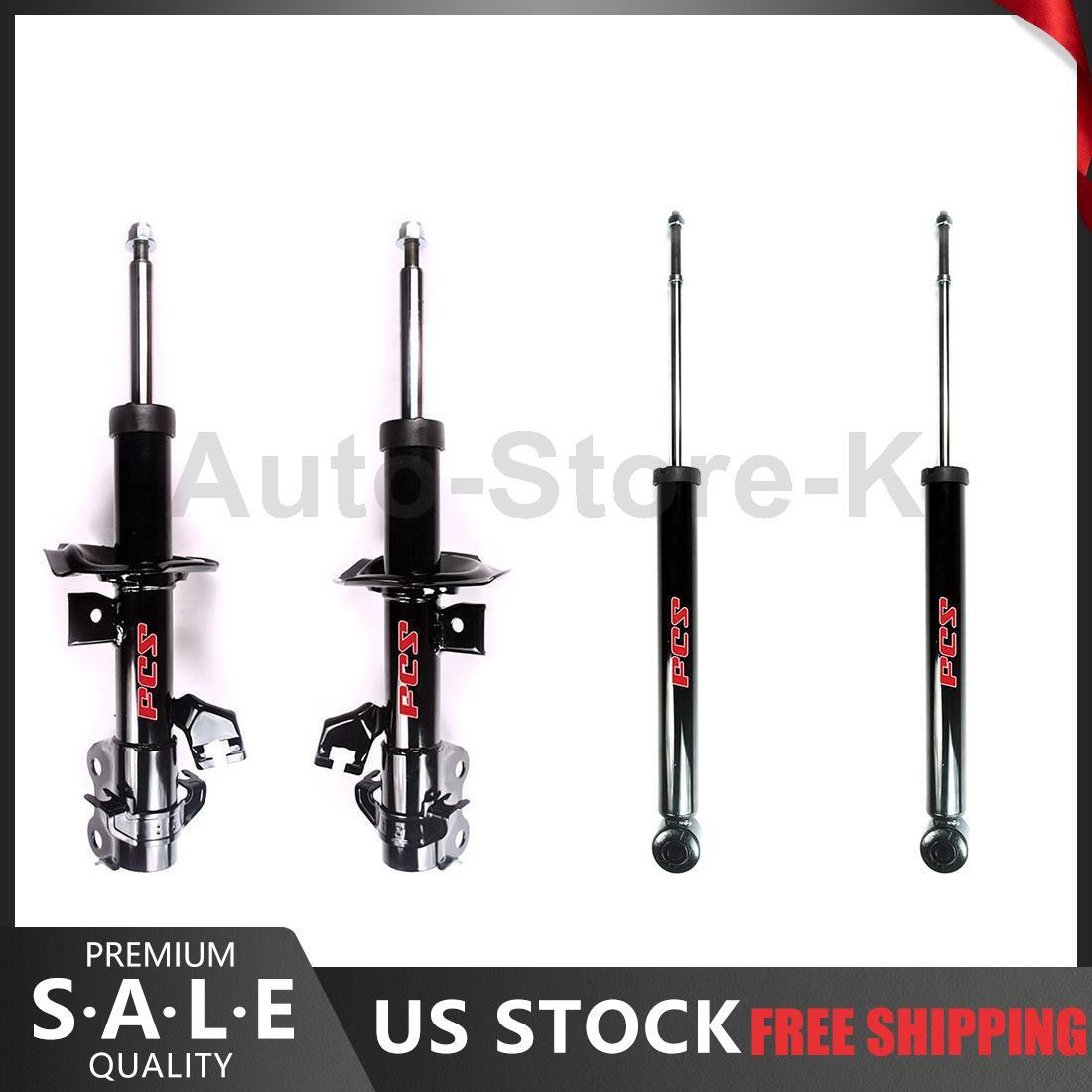 Front & Rear Complete Shocks Struts Set of 4 for 20072012 Nissan Versa