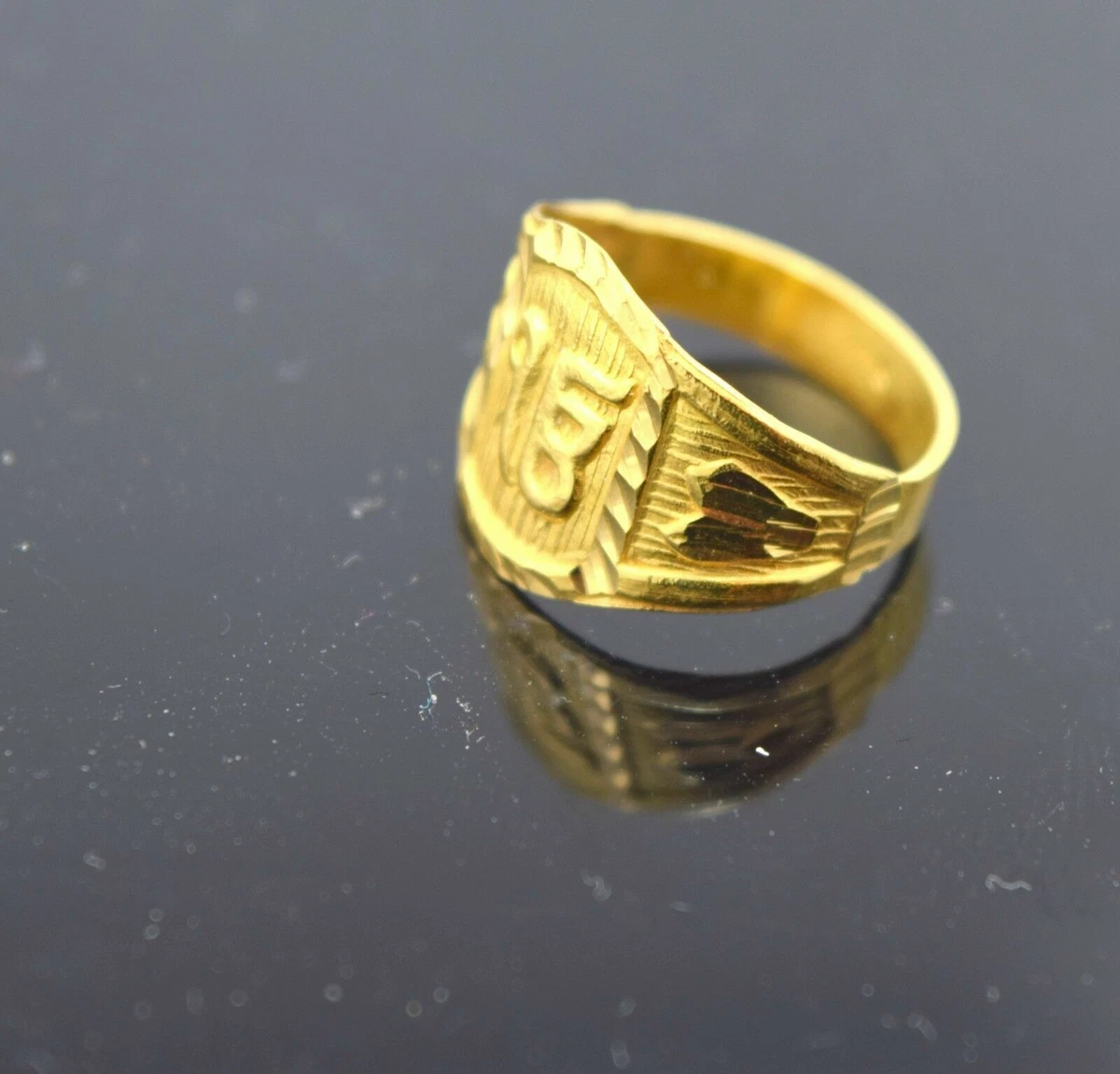 Baby gold ring best sale 22k