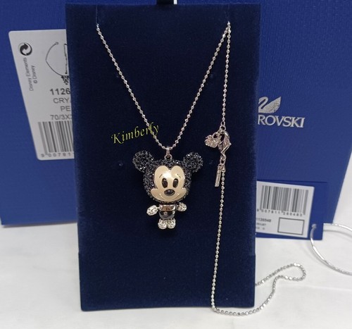 Colgante Largo Swarovski 3D Mickey Mouse Disney Cristal RHS Auténtico NUEVO 1126548 - Imagen 5 de 14