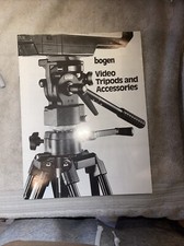 BOGEN Manfrotto Video Tripods  Accessories Catalog  Super Clamp System ORIG