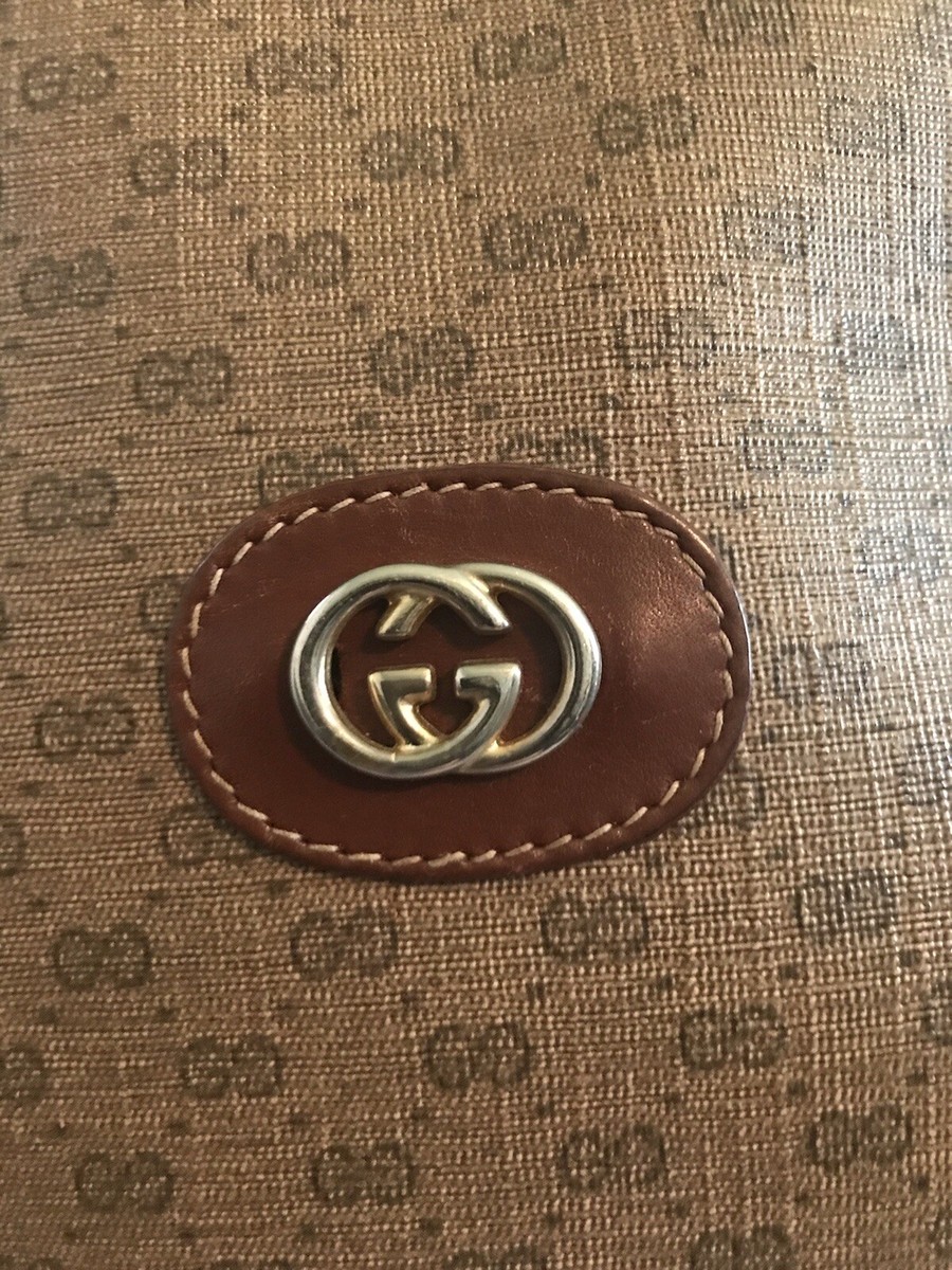 Genuine vintage Gucci bag GG shoulder bag round | eBay