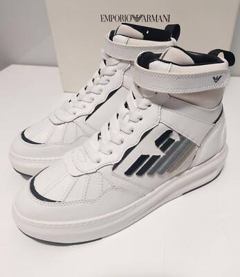 Emporio Armani X3Z057 Herren Sneaker 40 white LEDER