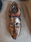 Carved African Mask- Wood- 16" Tall- Cote d'Ivoire (Ivory Coast)- Goro Tribe — photo 1