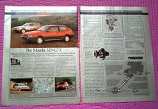 1989 Mazda 323 GTX 2 Page Print Ad