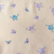 Fabric 35" X 44  Frogs Butterflies Yellow Sewing Quilting Apparel Cotton 2B1