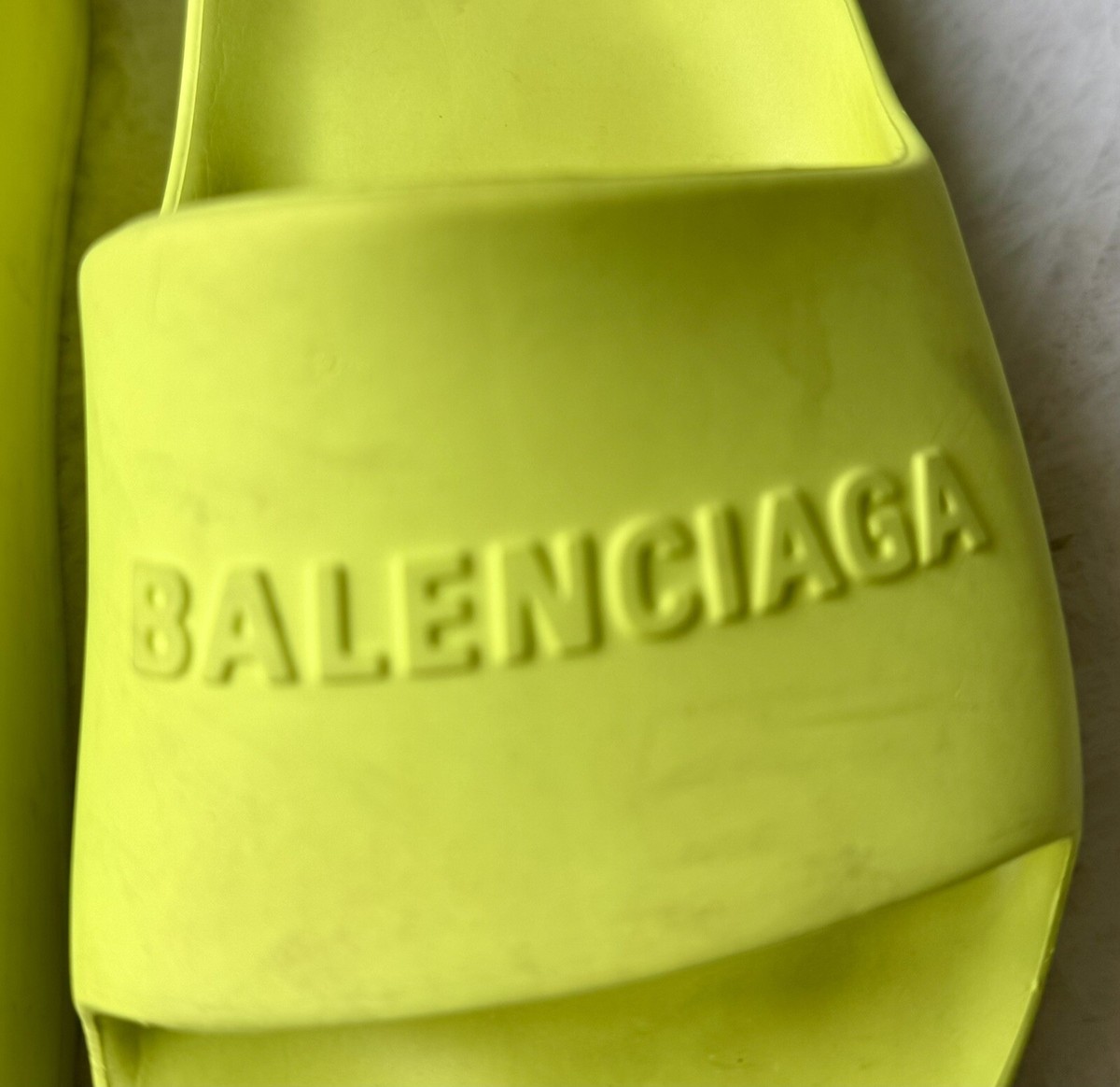 balenciaga chunky platform slide 37, yellow | eBay