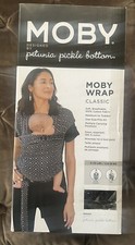 Moby Easy -wrap Carrier Designed By petunia Pickle Bottom  Black Eyelet