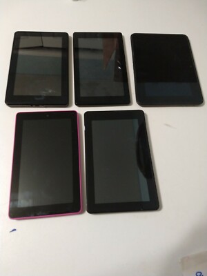 LOT OF 5 AMAZON TABLET READ #32/3 841667103129 | eBay