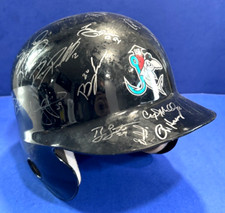 2010-2011 Jupiter Hammerheads Team-Signed Game Used Batting Helmet Ron Hassey