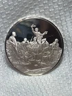 1981 FM Sterling Silver 31.66 G Proof Jolly Flatboatmen In Port George Bingham