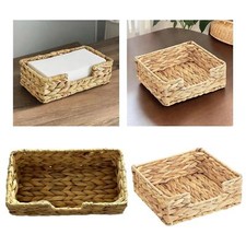 Wicker Woven Basket Bathroom Towel Basket Bins for Shelves