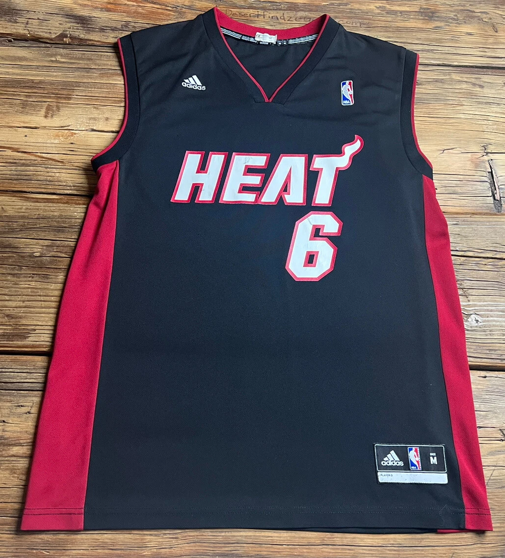 Adidas lebron james miami shop heat jersey
