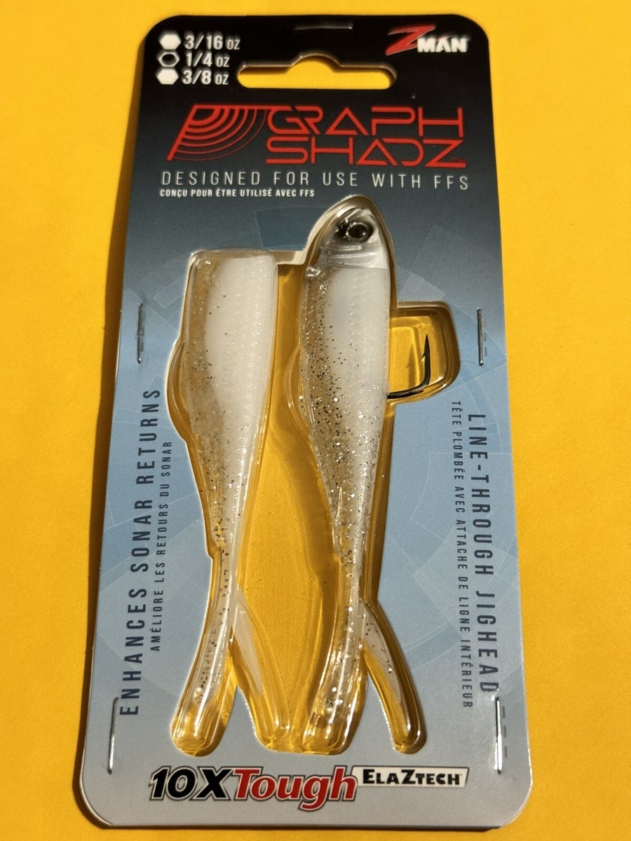 Z-man Graph Shadz Line Thru Jig Head Swimbait 3/8” 1/4oz Sight